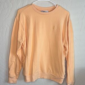 Fila Womens Light Orange Crewneck Sweater